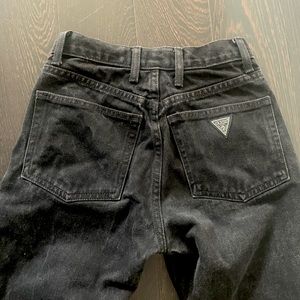 Guess black denim